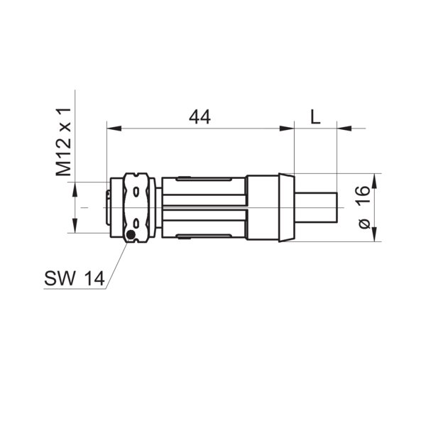 Разъем с кабелем Baumer ESG 34AE0500G