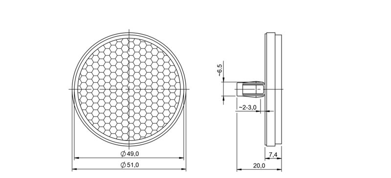 Рефлектор Balluff BOS R-14