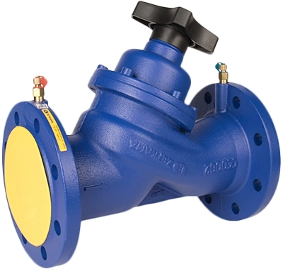 Клапан балансировочный чугунный фланцевый Zetkama 447A-050-C-72 Ру16 Ду50 (PN16 DN50 )