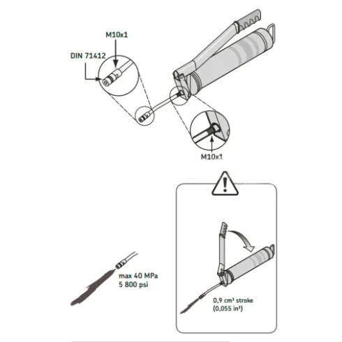 Шприц для пластичной смазки SKF TLGH1