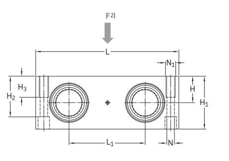 Линейный подшипник в сборе с корпусом SKF LQCD 20 D-2LS