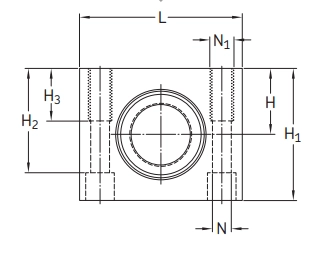 Линейный подшипник в сборе с корпусом SKF LTCD 40 D-2LS