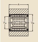 Линейный подшипник в сборе с корпусом SKF LUHR 20-2LS