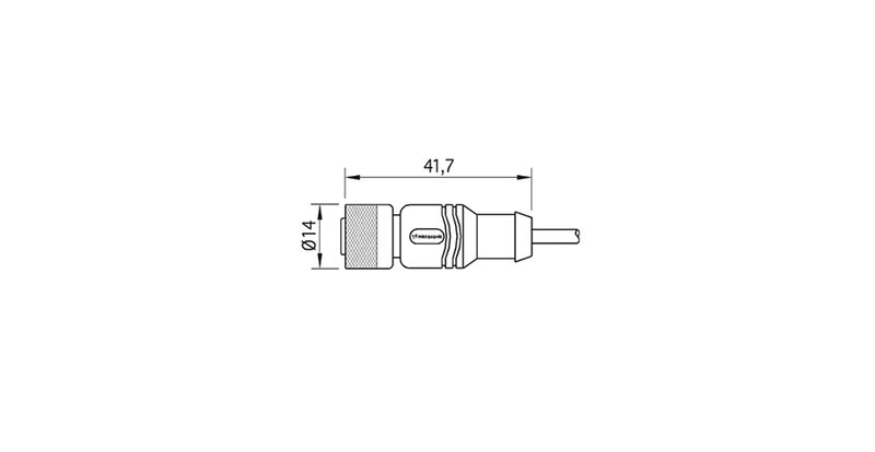 Соединительный кабель Microsonic KST5G-10/M12/S