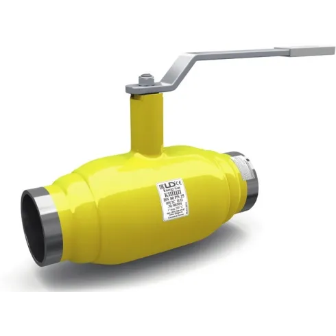 Кран шаровой полнопроходной под приварку для газа LD КШЦП GAS Ру40 Ду15 (PN40 DN15)