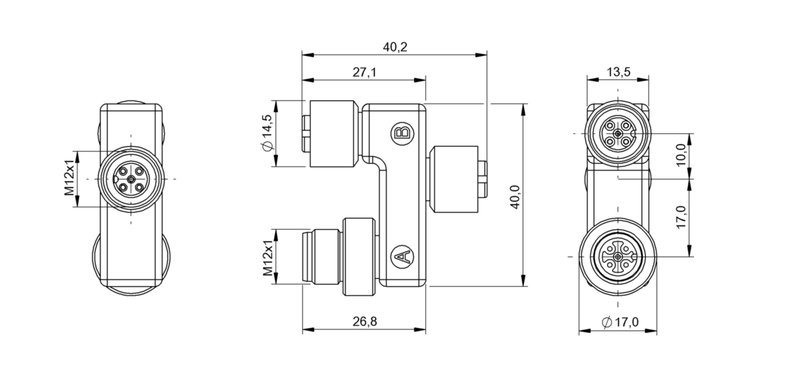 Y-образный распределитель Balluff BCC M415-M415-M415-U0007-000