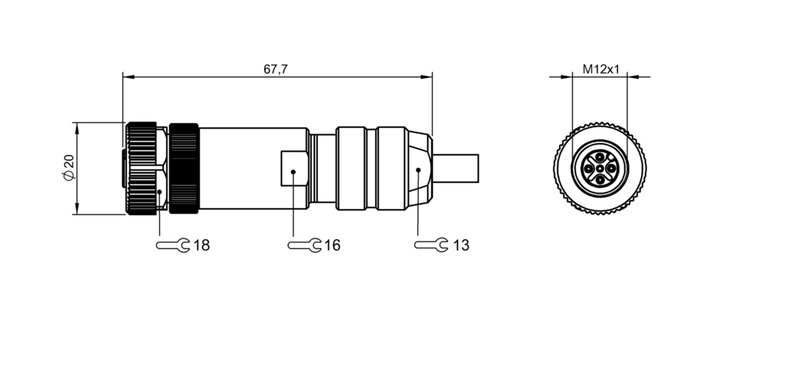 Разъем Balluff BCC M475-0000-1A-000-01X475-000