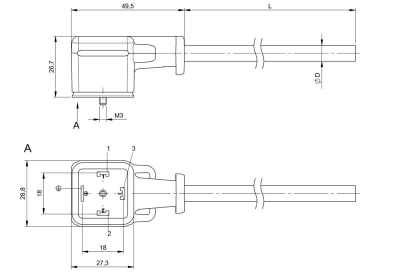 Разъем с кабелем Balluff BCC PA24-0000-10-070-PX0550-020