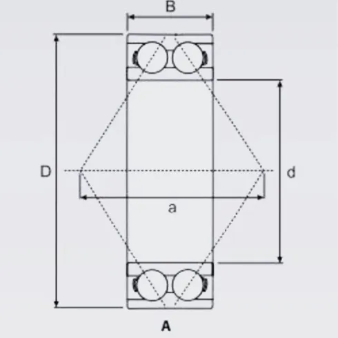 Подшипник шариковый ISB 3314/C3-ATN9 150x70x63,5 мм