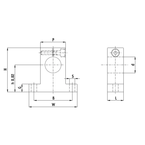 Опора SK10 NBS (ISB)