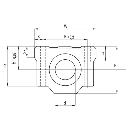 Линейный подшипник в сборе с корпусом NBS (ISB) SC30UUAS