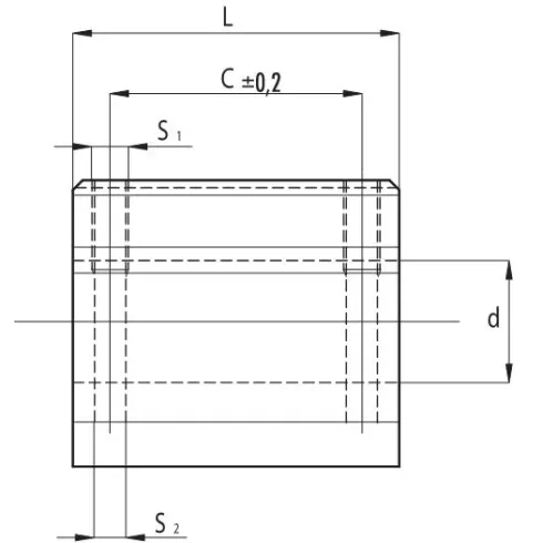 Линейный подшипник в сборе с корпусом NBS (ISB) SC10UU