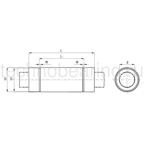 Линейный шариковый подшипник NBS (ISB) KBL 08 45 PP