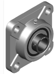 Высокотемпературный подшипниковый узел фланцевый BECO UCF212 BHTS ZZ 280°C