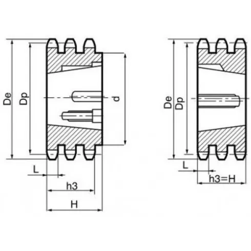 Звездочка под втулку тапербуш Sati для цепи: 12B-3, Z=30, 3/4" x 7/16" TT11030 (PHS 12B-3 TB 30) купить в интернет-магазине по цене 8 398 ₽ | Промышленная Автоматизация