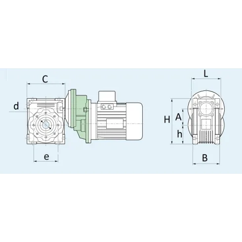 Переходный набор с уплотнениями 063/130 SHAFT 25/28 KC063130A28 Sati