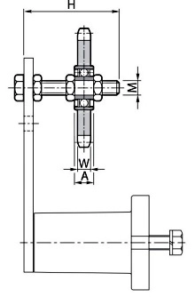 Звездочка натяжителя для однорядной цепи ZK 40-3S, 5/8