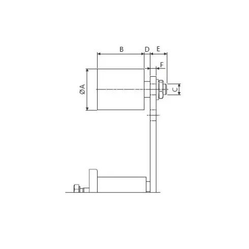 Ролик натяжителя ремня полиамидный RP4 D.60 Sati