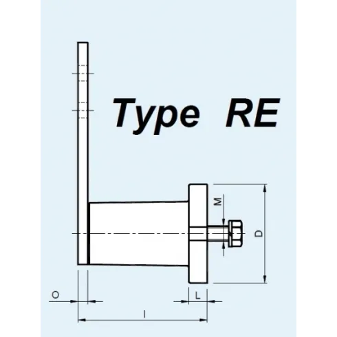 Рычаг натяжитель RE 60 Sati