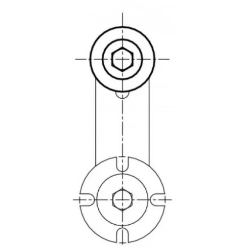 Ролик натяжителя ремня полиамидный RP6 D.90 Sati