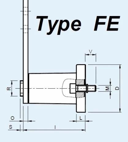 Рычаг натяжителя FE 50 Sati