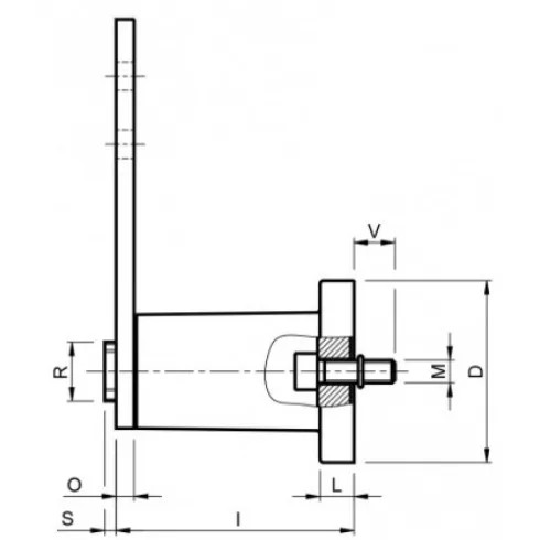 Шкив натяжителя клинового ремня  SP 30-ZS Sati