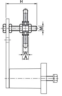 Колодка натяжителя для однорядной цепи OVR 40-4S Sati