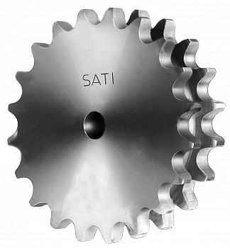 Звездочка двойная для однорядных цепей под тапербуш Sati 08B-1 z=18 1/2" x 5/16" мм DT09018 купить в интернет-магазине  | Промышленная Автоматизация