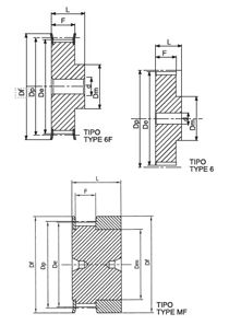 Шкив зубчатый под расточку Sati 16 MXL 025 (PHP 16MXL025RSB)