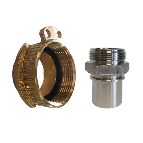 Комплект TankWagen штуцер VK + штуцер под рукав из латуни Titan Lock TLVKS50BR