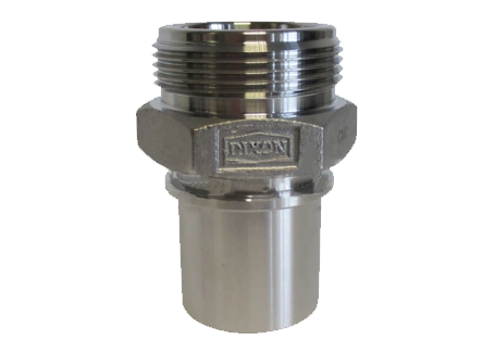 Штуцер под рукав резьбовой 50 мм из латуни Dixon SM50/BR 2"