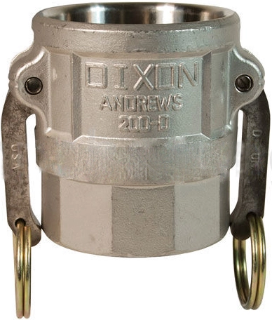 Розетка с внутренней резьбой типа D из нержавеющей стали Dixon 200DSSB 2"