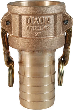 Розетка с хвостовиком типа С из латуни Dixon 250CBR 2,5"