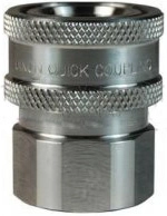 1/2 Розетка БРС V DIXON резьба NPT без отсек, клап (нерж. 316) 4VF4-SS-E