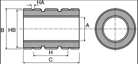 Линейный подшипник скольжения FLI FMTC10