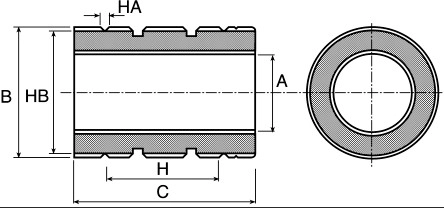 Линейный подшипник скольжения FLI FM40