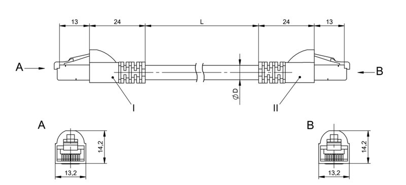 Соединительный кабель Balluff BCC E818-E818-90-377-PS58N9-050