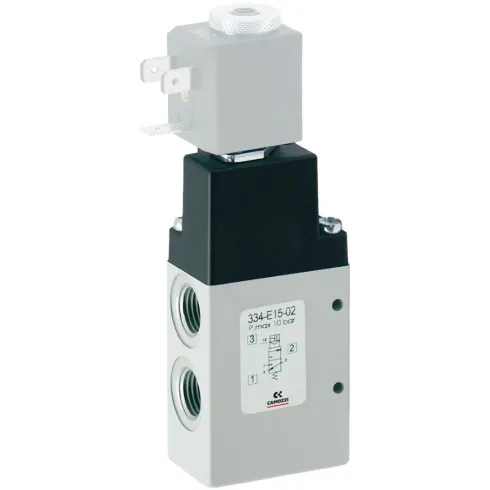 Распределитель с электромагнитным управлением Camozzi 334-E15-02-U76-110V