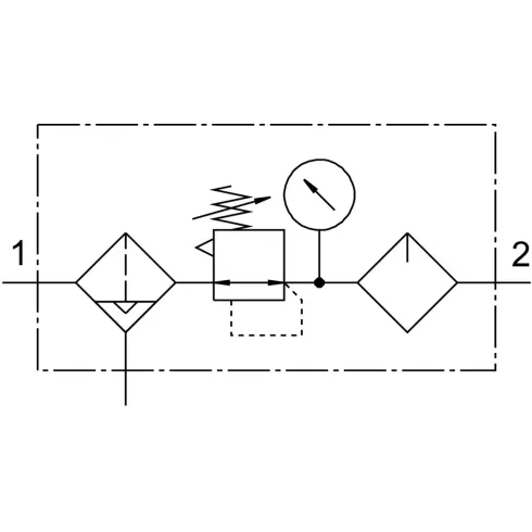 Блок подготовки воздуха Festo FRC-3/4-D-MIDI-A-MPA
