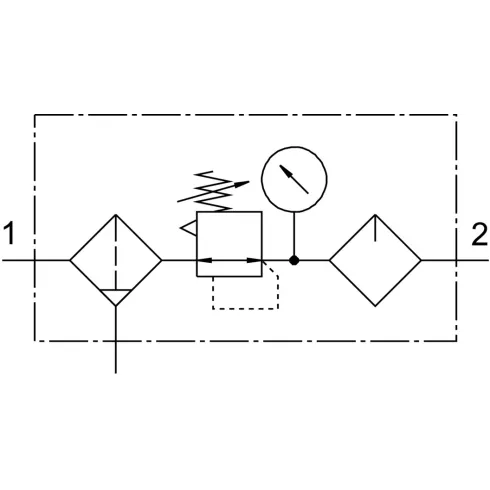 Блок подготовки воздуха Festo FRC-1/4-D-7-MINI-MPA