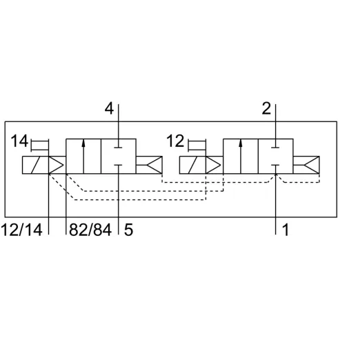 Распределитель с электромагнитным управлением Festo VMPA14-M1H-I-S-G1/8-PI