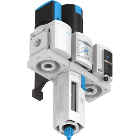 Блок подготовки воздуха, комбинация Festo MSB4-1/4:C3:J1:F12-WP