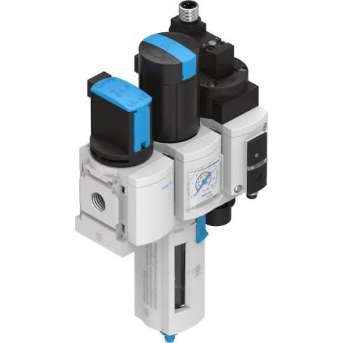 Блок подготовки воздуха, комбинация Festo MSB4-1/4:C3:J1:D14-WP