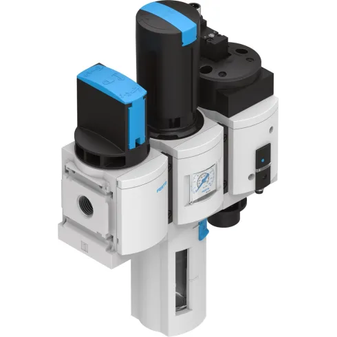 Блок подготовки воздуха, комбинация Festo MSB6-1/2:C3:J1:D14-WP
