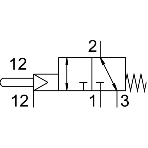Нажимной распределитель Festo VMEF-STCZ-M32-M-G14