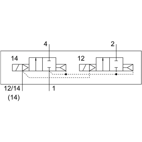 Распределитель с электромагнитным управлением Festo VSVA-B-T22C-AZ-A2-1T1L
