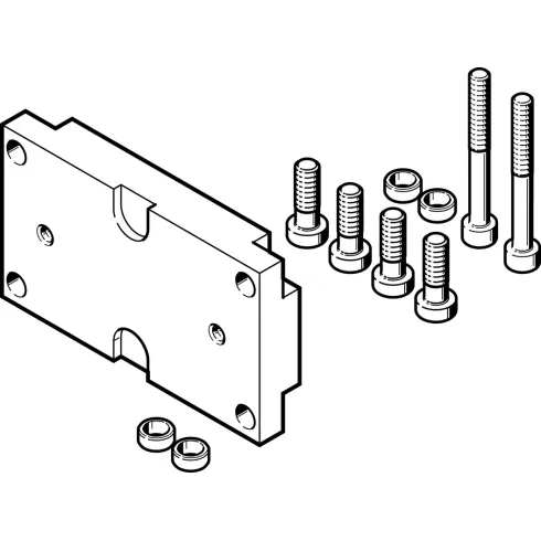 Адаптерная плита для радиального захвата Festo DHAA-G-G3-25-B17-25