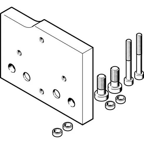 Адаптерная плита для параллельного захвата Festo DHAA-G-E7-120-B17-25
