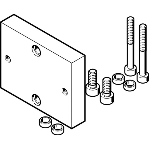 Адаптерная плита Festo DHAA-G-Q11-35-B17-25