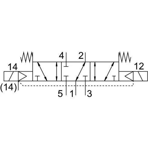 Распределитель с электромагнитным управлением Festo VSVA-B-P53F-Z-D2-1T1L